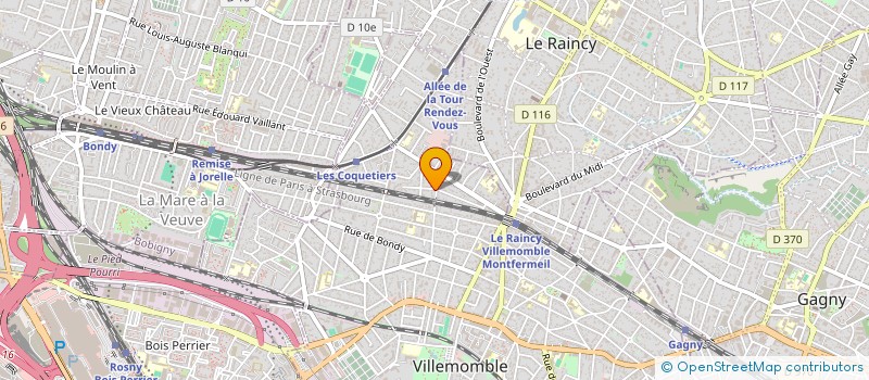localisation de l'entreprise MADAME VALERIE SABBAN à VILLEMOMBLE