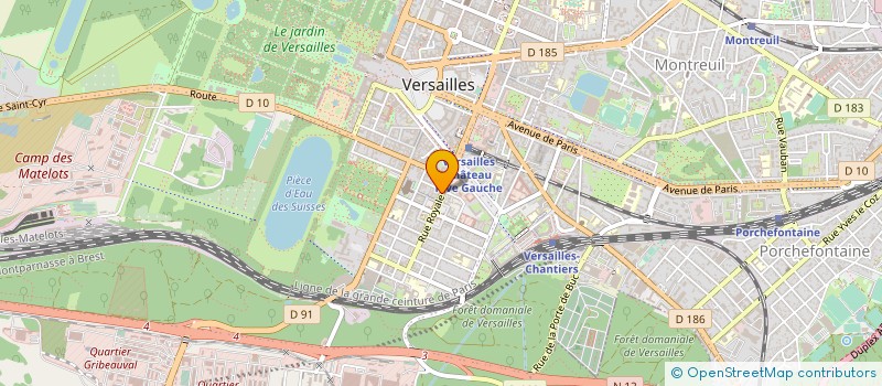localisation de l'entreprise MADAME VALERIE SABBIONEDA à VERSAILLES