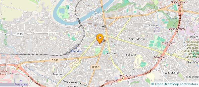 localisation de l'entreprise MADAME VALERIE SAGE à ALBI