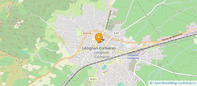 localisation de l'entreprise MADAME VALERIE SAINSON à LEZIGNAN-CORBIERES