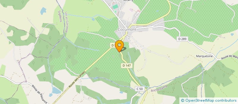 localisation de l'entreprise MADAME VALERIE SAINT-GERMAIN  COCUMONT