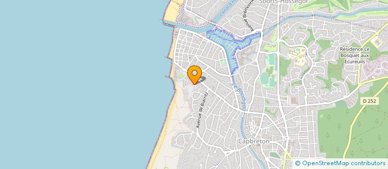 localisation de l'entreprise MADAME VALERIE SAINTORENS  CAPBRETON