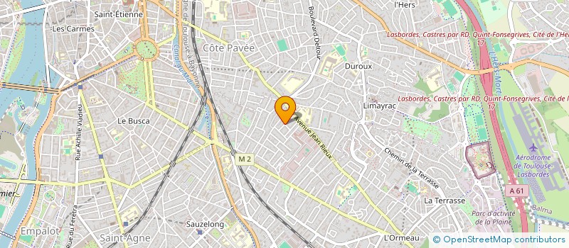localisation de l'entreprise MADAME VALERIE SALA à TOULOUSE