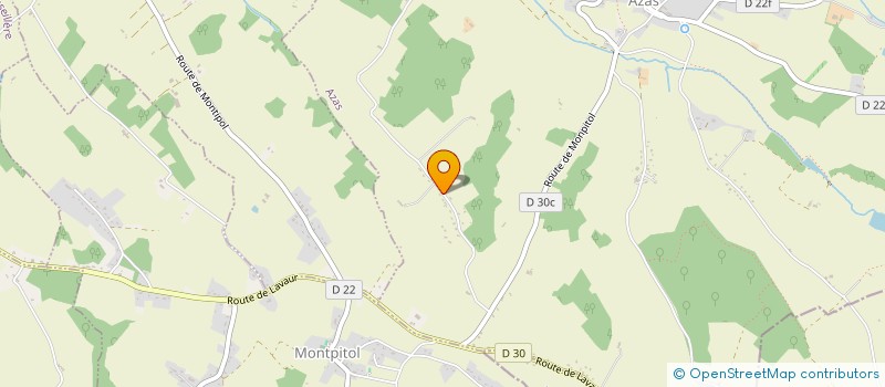 localisation de l'entreprise MADAME VALERIE SALAS  AZAS