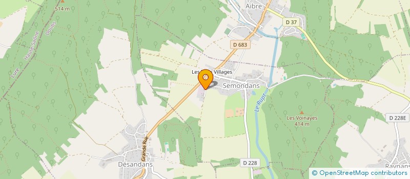 localisation de l'entreprise MADAME VALERIE SALFRAND  SEMONDANS