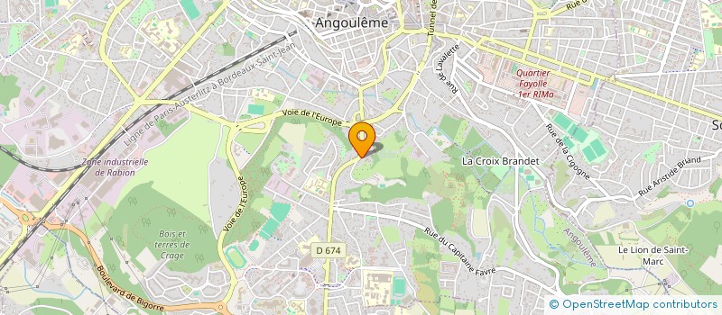 localisation de l'entreprise MADAME VALERIE SALLE à ANGOULEME