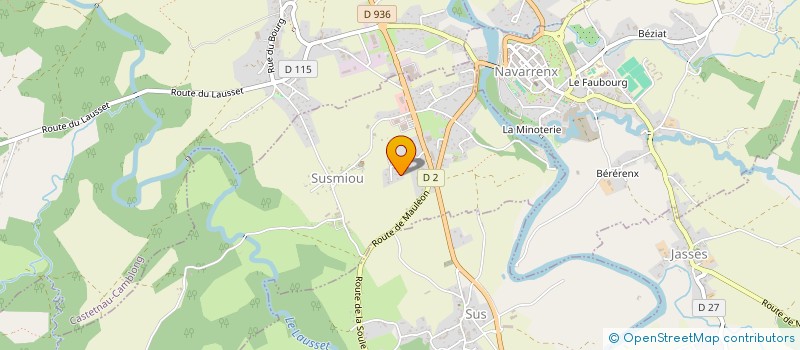 localisation de l'entreprise MADAME VALERIE SALLENAVE  TABAILLE-USQUAIN