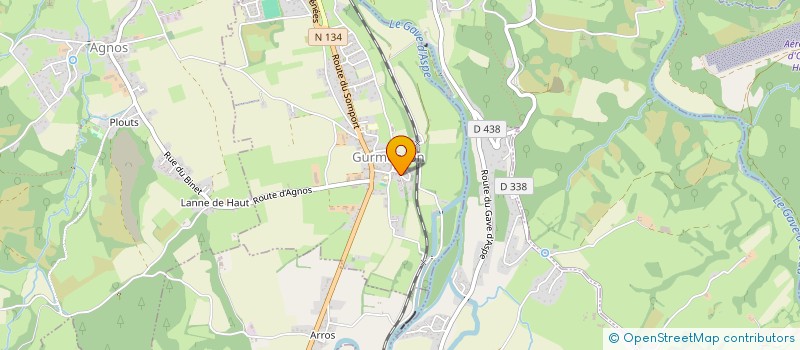 localisation de l'entreprise MADAME VALERIE SALLENAVE  GURMENCON