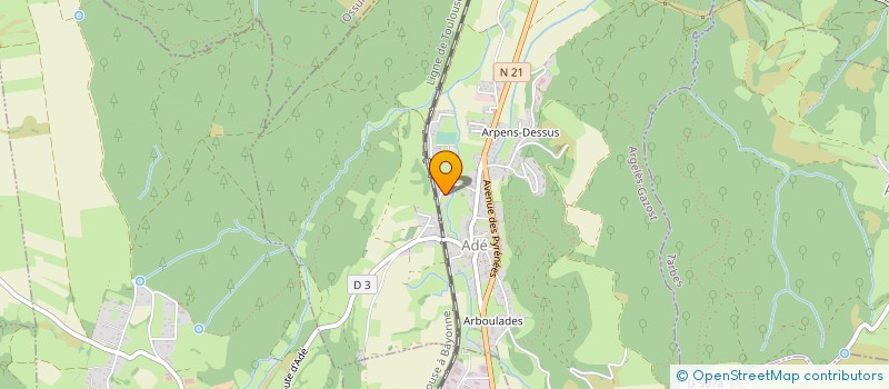 localisation de l'entreprise MADAME VALERIE SALLES  ADE