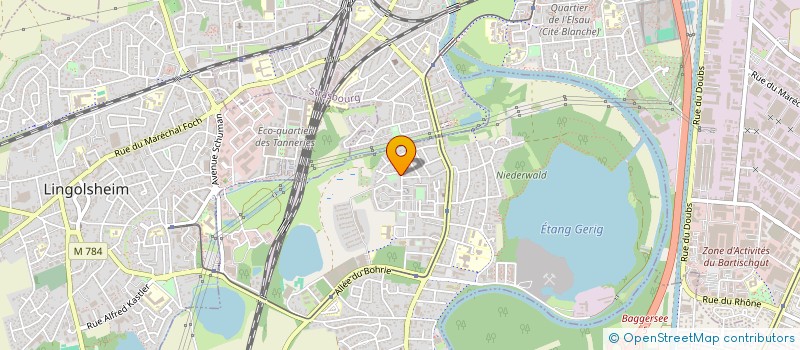 localisation de l'entreprise MADAME VALERIE SALZMANN  OSTWALD