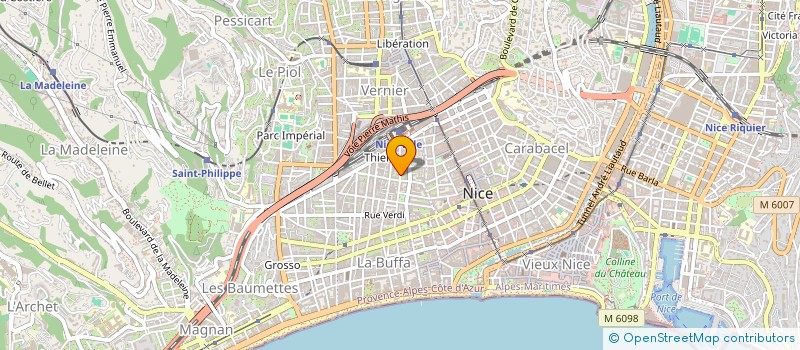 localisation de l'entreprise MADAME VALERIE SAMAK à NICE