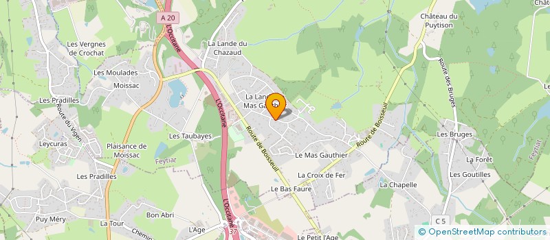 localisation de l'entreprise MADAME VALERIE SAMY  FEYTIAT