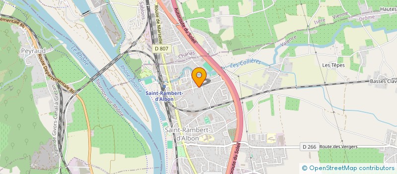 localisation de l'entreprise MADAME VALERIE SANFILIPPO  SAINT-RAMBERT-D'ALBON