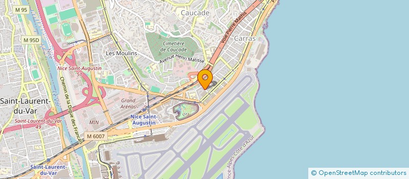 localisation de l'entreprise MADAME VALERIE SARDOU à NICE