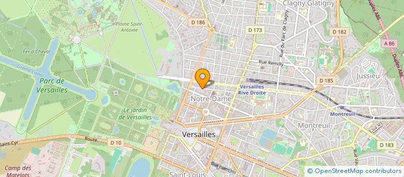 localisation de l'entreprise MADAME VALERIE SAUCE à VERSAILLES