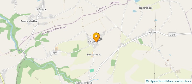 localisation de l'entreprise MADAME VALERIE SAUGER  SAINT-PRIEST-LA-MARCHE