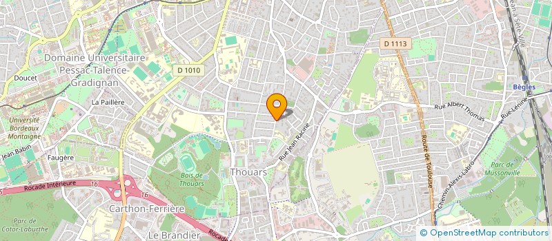 localisation de l'entreprise MADAME VALERIE SAULE  TALENCE