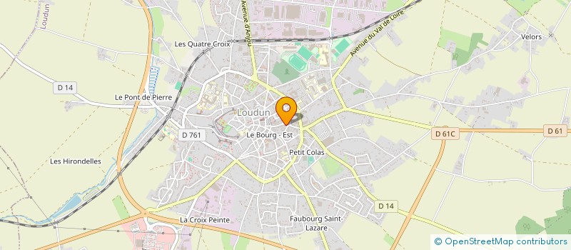 localisation de l'entreprise MADAME VALERIE SAULEAU à LOUDUN