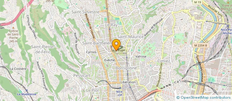 localisation de l'entreprise MADAME VALERIE SAULNIER à NICE
