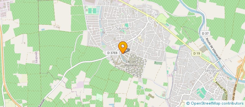 localisation de l'entreprise MADAME VALERIE SAUREL  SAUVIAN