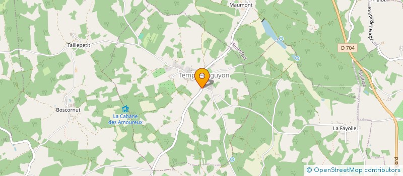 localisation de l'entreprise MADAME VALERIE SAURET  TEMPLE-LAGUYON