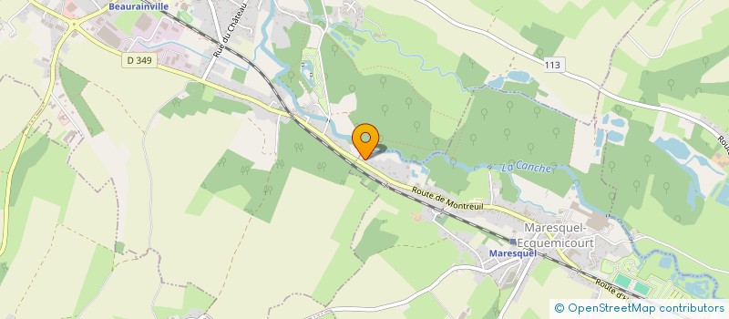 localisation de l'entreprise MADAME VALERIE SAUVAGE  MARESQUEL-ECQUEMICOURT