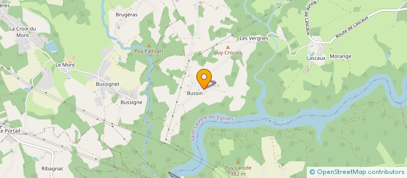 localisation de l'entreprise MADAME VALERIE SAVIC  SAINT-LAURENT-LES-EGLISES