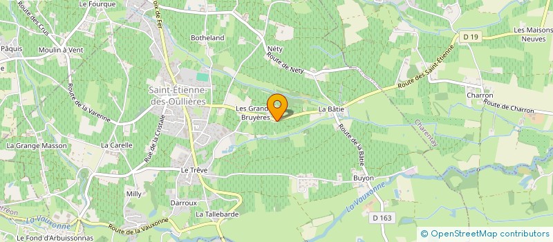 localisation de l'entreprise MADAME VALERIE SAVOIR  SAINT-ETIENNE-DES-OULLIERES