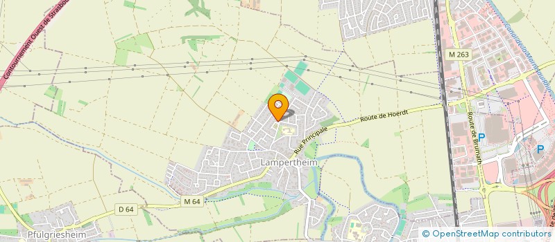 localisation de l'entreprise MADAME VALERIE SCHAEFFER  LAMPERTHEIM