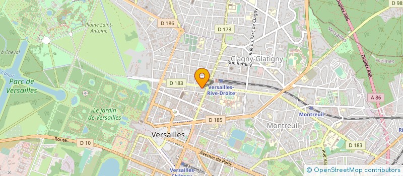 localisation de l'entreprise MADAME VALERIE SCHMIERER à VERSAILLES