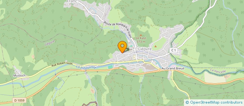 localisation de l'entreprise MADAME VALERIE SCHMITT  LIEPVRE