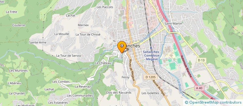 localisation de l'entreprise MADAME VALERIE SCHMITT  SALLANCHES