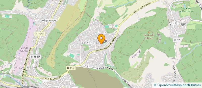 localisation de l'entreprise MADAME VALERIE SCHMITT  HAYANGE