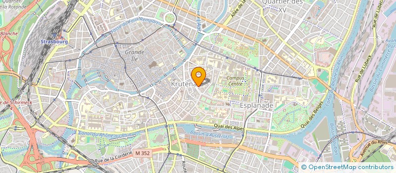 localisation de l'entreprise MADAME VALERIE SCHNEIDER à STRASBOURG
