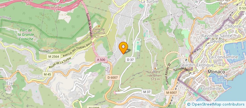 localisation de l'entreprise MADAME VALERIE SCHNEIDER-PLATINI à LA TURBIE