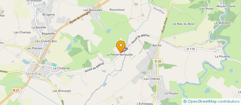 localisation de l'entreprise MADAME VALERIE SCHUK  SEREILHAC