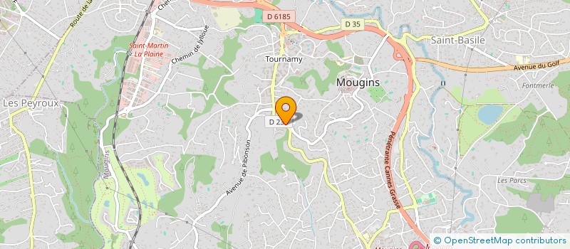 localisation de l'entreprise MADAME VALERIE SCOGLIO  MOUGINS