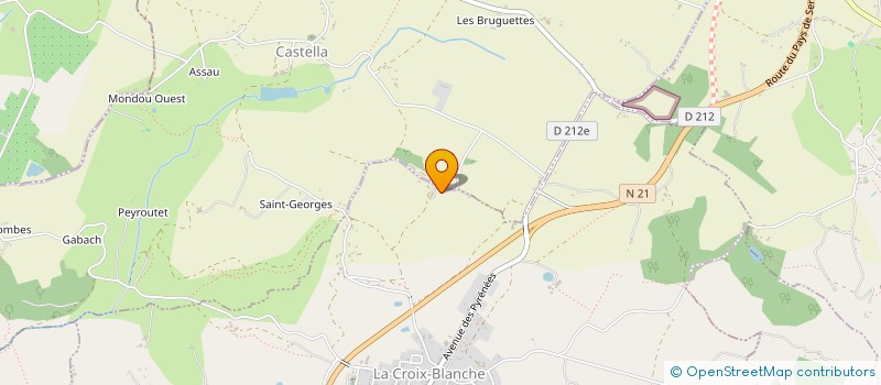 localisation de l'entreprise MADAME VALERIE SEGUY à LA CROIX-BLANCHE