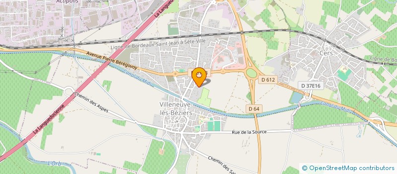 localisation de l'entreprise MADAME VALERIE SELIGHINI à VILLENEUVE-LES-BEZIERS