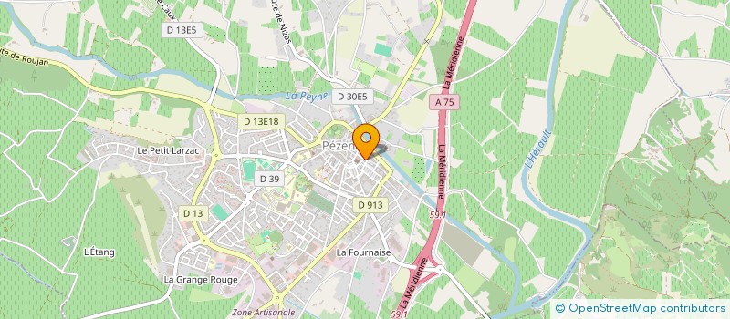 localisation de l'entreprise MADAME VALERIE SEMPERE à PEZENAS