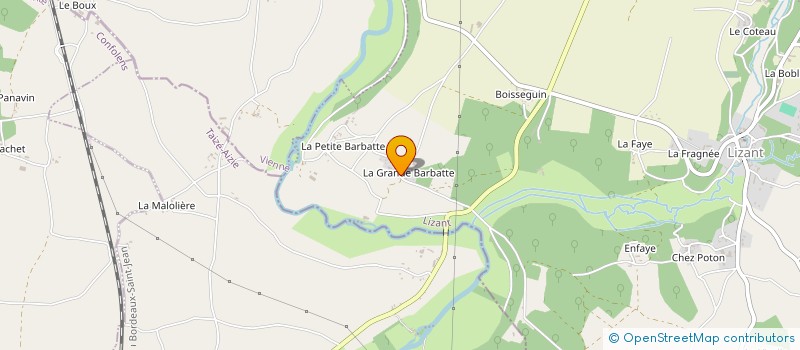 localisation de l'entreprise MADAME VALERIE SENIE à LIZANT