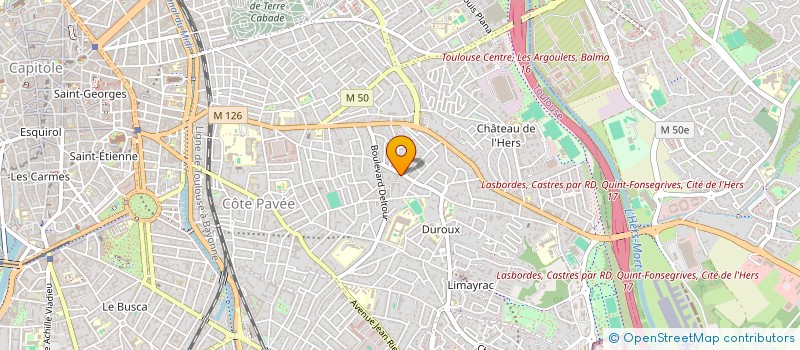 localisation de l'entreprise MADAME VALERIE SERAFIN à TOULOUSE