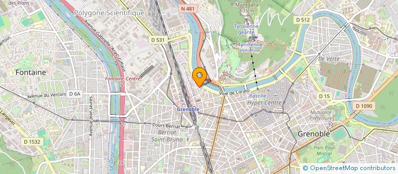 localisation de l'entreprise MADAME VALERIE SERRA  GRENOBLE