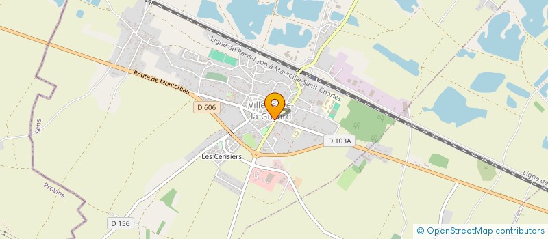 localisation de l'entreprise MADAME VALERIE SERVOZ à VILLENEUVE-LA-GUYARD