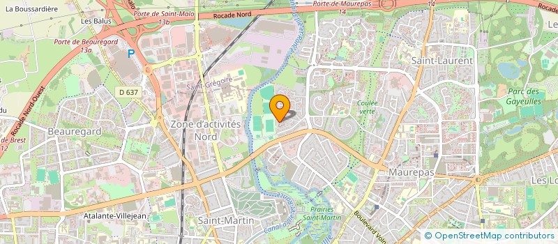 localisation de l'entreprise MADAME VALERIE SEVERE à RENNES