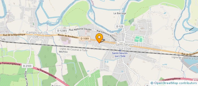 localisation de l'entreprise MADAME VALERIE SEYRAL  SAINT-SEURIN-SUR-L'ISLE