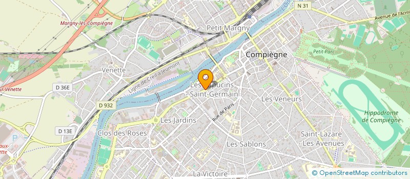 localisation de l'entreprise MADAME VALERIE SILVERT à COMPIEGNE