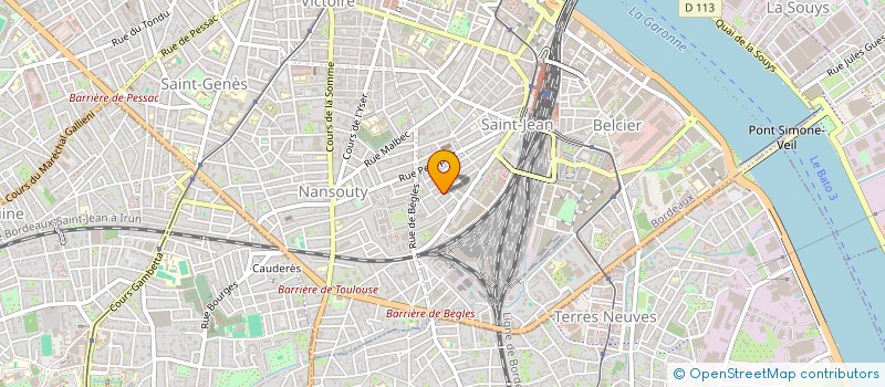 localisation de l'entreprise MADAME VALERIE SILVIN  BORDEAUX