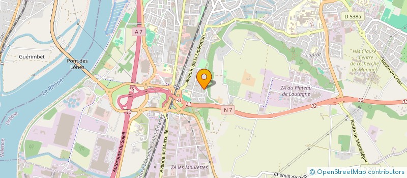 localisation de l'entreprise MADAME VALERIE SIMON  VALENCE