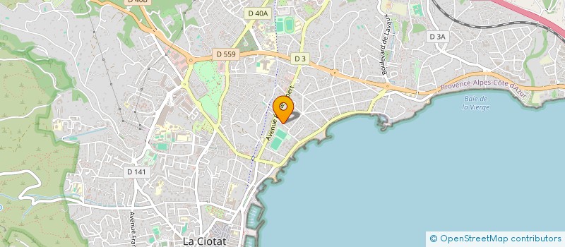 localisation de l'entreprise MADAME VALERIE SIMON à LA CIOTAT